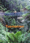 Der Buchumschlag des einzigen deutschen Reiseführers über Tasmanien.