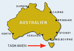Übersichtskarte von Australien